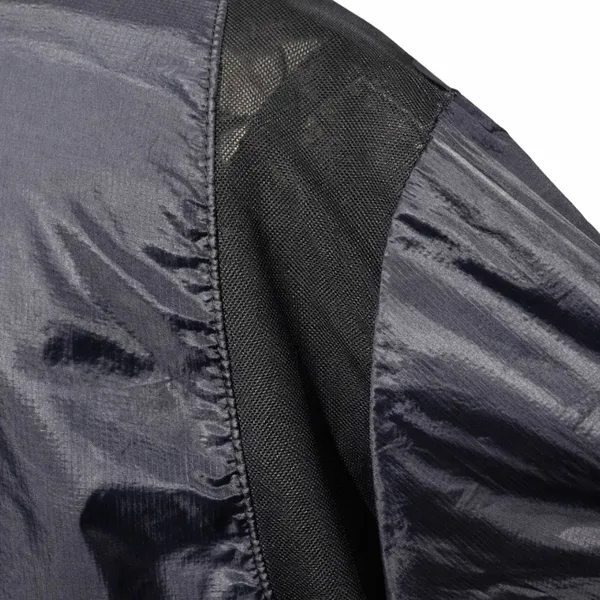 Fabletics Ziva Quarter Zip Windbreaker Jacket Kangaroo Pocket Black Sz M💛 - Image 7