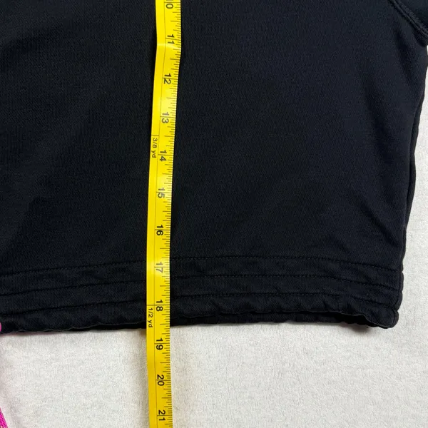 Nike Sportswear Essential Cropped Fleece Crewneck Sweatshirt Black Women’s Large - Image 9