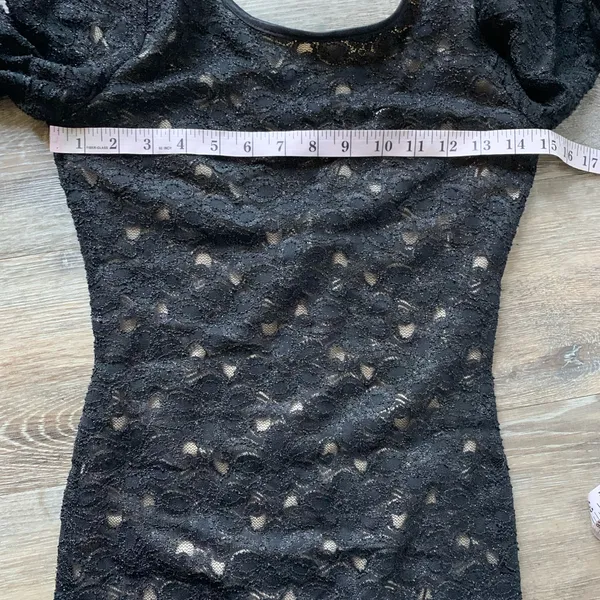 Windsor Black Lace Bodycon Dress N - Image 3