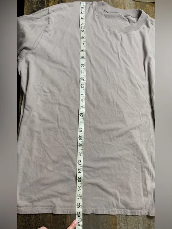 Abercrombie & Fitch Gray Short Sleeve Boyfriend Crew Tee - Image 6