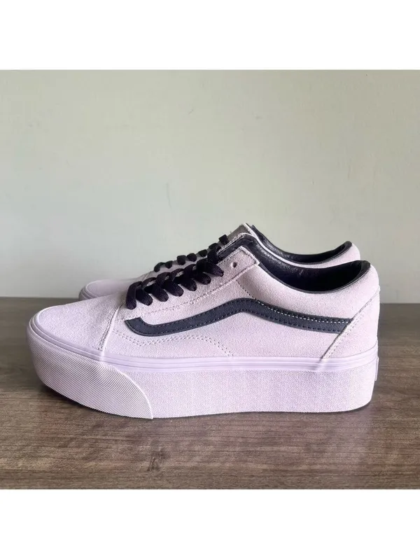 Vans Old Skool Unisex Suede Lavender Shoe Size 8 or 9.5 #217 - Image 3