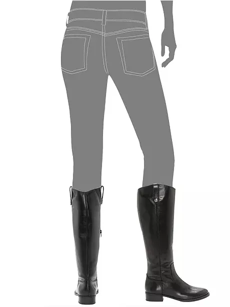 INC Fawne Leather Knee‎ High Boots cognac Brown Size 5.5 - Image 5