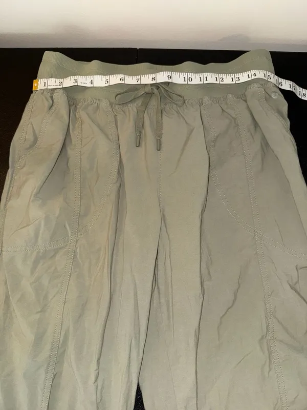 Calia Joggers Size L Olive Green Drawstring Pockets Size L - Image 3