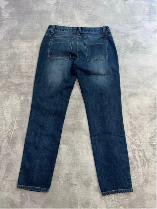 Women's prAna Blue Straight Leg Jeans Size 4 - Image 6