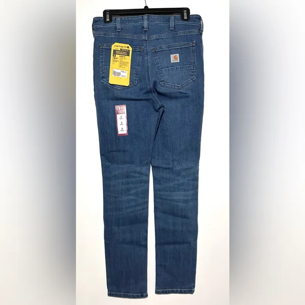 Carhartt Women's Rugged Flex Jeans Slim Fit Tapered High Rise SZ 6 Regular NWT - Image 4