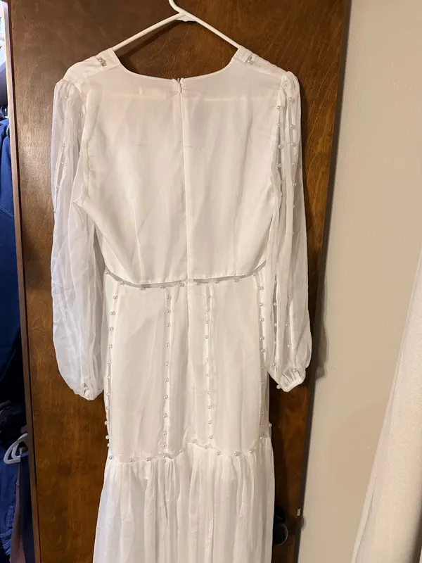 White dress Size XL - Image 4