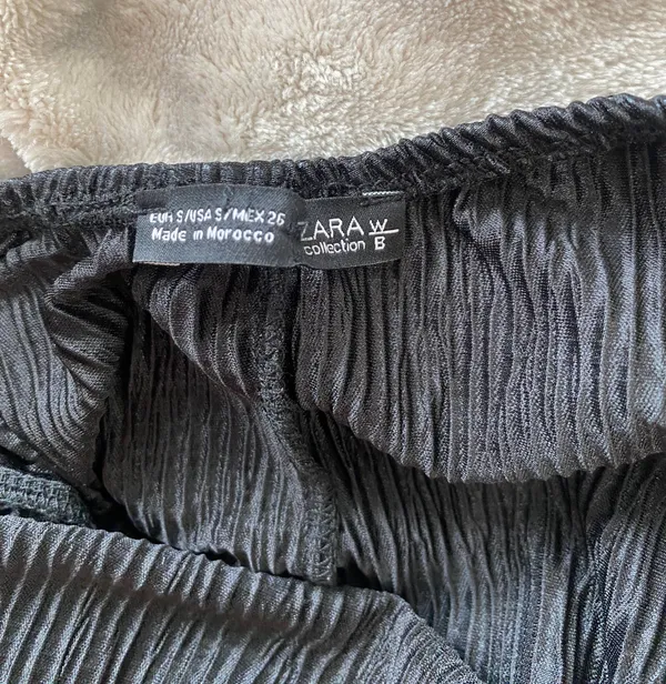ZARA Basic Collection mesh black jumpsuit size S - Image 9