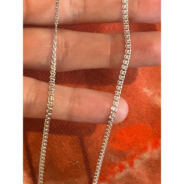 B302 necklace 18 inch 925 sterling silver - Image 4