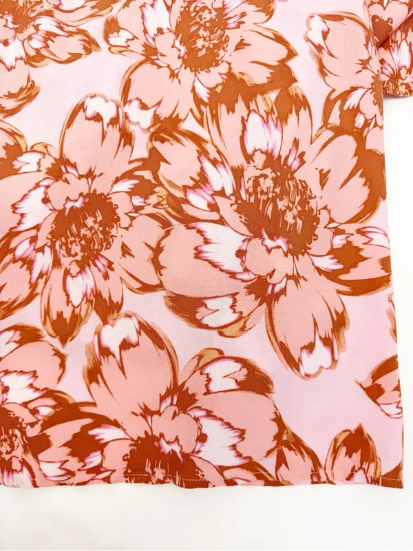 Petal + Pup Longline Floral Open Front Kimono Duster Topper Cardigan Maxi Boho - Image 7