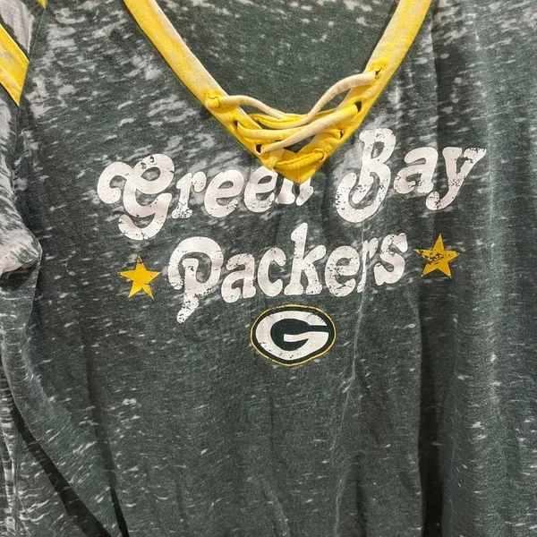 NFL Green Bay Packers Burnout Short Sleeve Shirt size 2xl - Image 3
