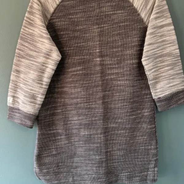 Russell Athletic Georgia Bulldogs Long Sleeve Shirt S Two Tone Heathered Gray - Image 3