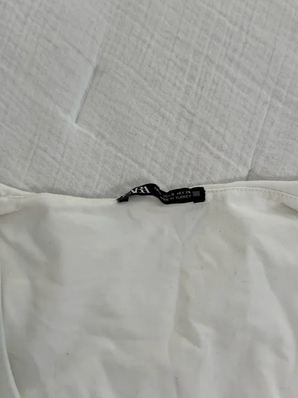 Zara White Tank Top - Image 2