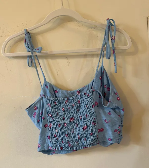 Blue Crop Top - Image 4
