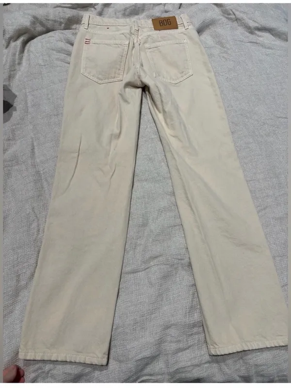 NWOT BDG urban outfitters cowgirl jean off white sz 25 - Image 5