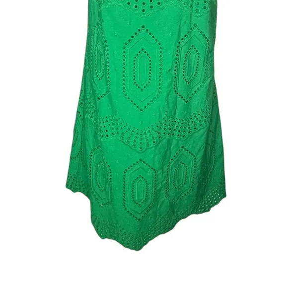 Hyacinth House NEW Green Eyelet Beaded Strap Mini Ibiza Cocktail Dress Size XS - Image 7