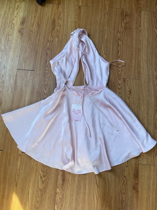 Hello Molly magic of girlhood satin mini dress pink - Image 8