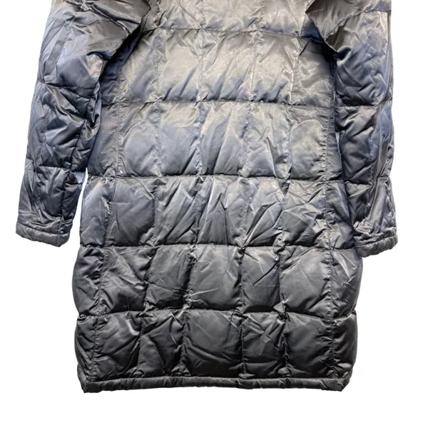 The North Face Womens 600 Fill Down Quilted Long Parka Puffer Jacket Black Small - Image 9