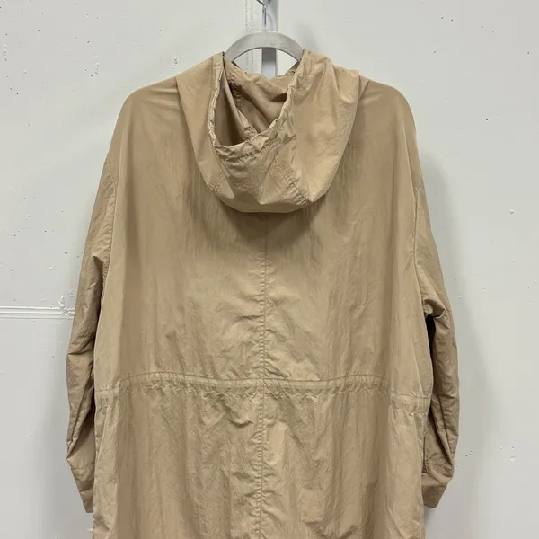 Zara Water Repellent Parka Tan Khaki Longline Hooded Utility Jacket 0518/046/710 - Image 5