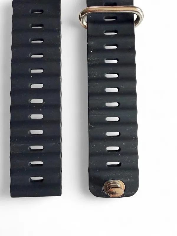 Black Sillicone Ocean Band for Apple Watch Ultra (49mm) - NWOT - Image 4