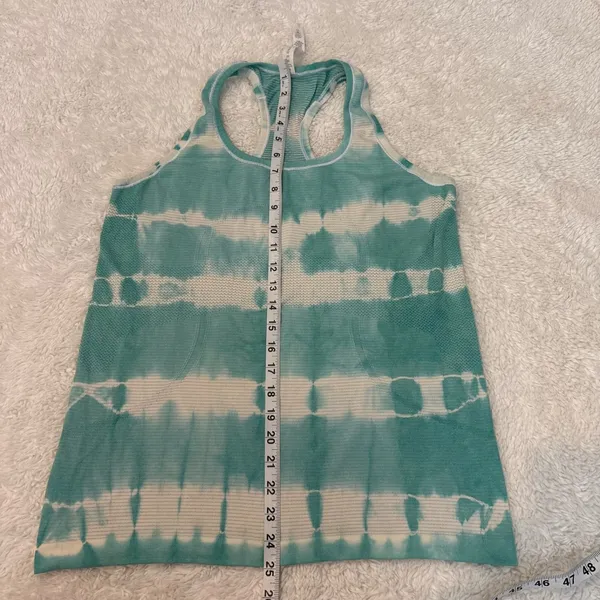 Lululemon Womens Swiftly Tech Racerback Tank Top Tie Dye 10 Yoga Pilates Running - Image 4