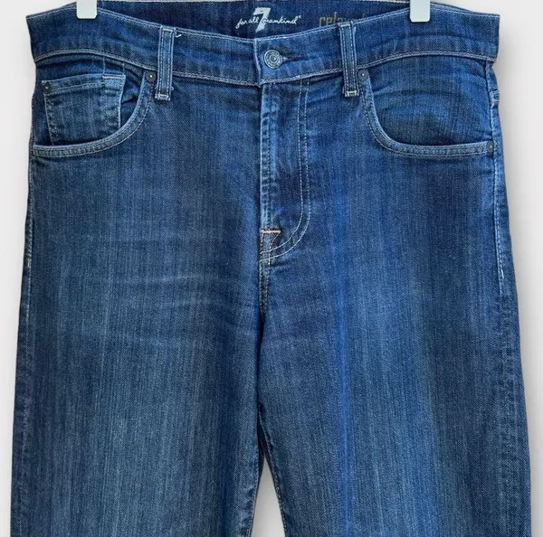 7 for all mankind relaxed straight jeans - Image 3