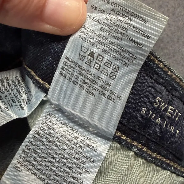 Lucky Brand Sweet Straight Jeans Womens 6/28 Blue Medium Wash Mid Rise Stretch - Image 8