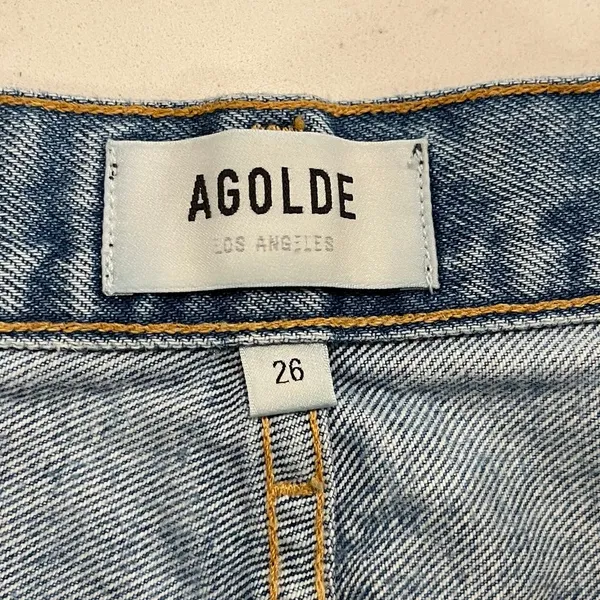 AGOLDE 90's Mid Rise Loose Fit Jeans in Fall Out Size 26 - Image 7