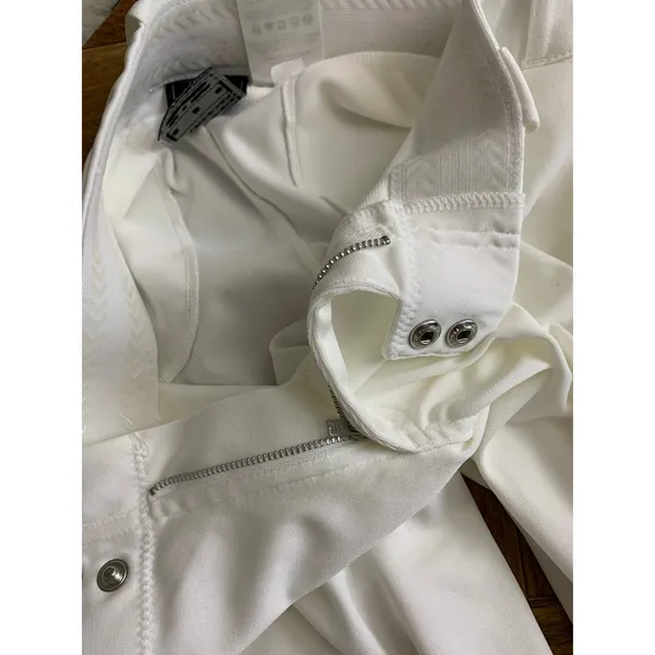 Nike Team Womens M White Softball Baseball Pants Reinforced Knee Belt Loop - Image 12