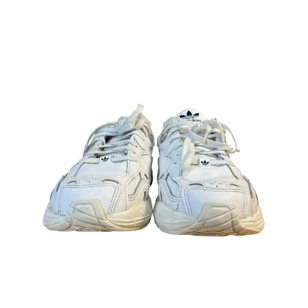 Adidas Originals Astir Women's All White Lace Up Athletic Running Shoes Size 9 - Image 2
