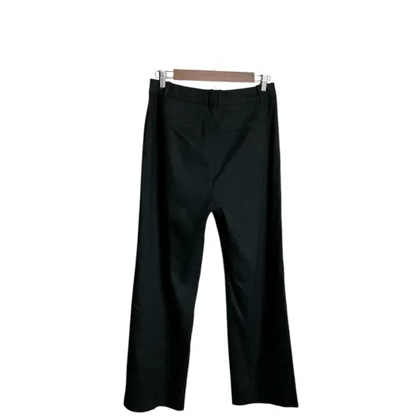 J. Crew Black Linen‎ Trouser Pants Size 4 Petite New - Image 3
