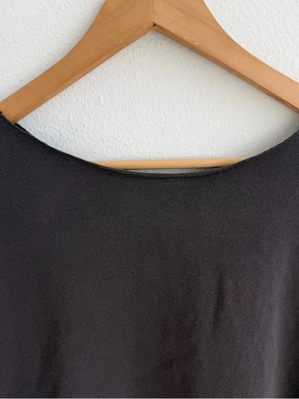 Hennes & Mauritz Yale Off the Shoulder Tee Distressed College Shirt Grunge - Image 8