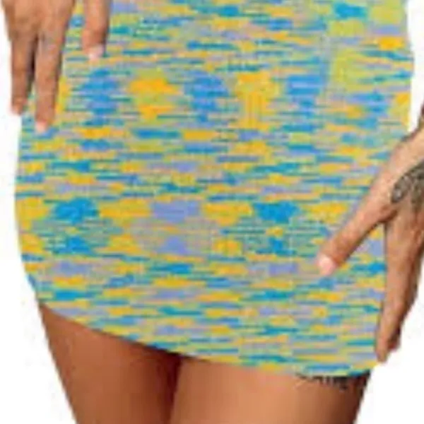 Unbranded Dress woman’s lime green yellow Halter Sleeveless New size Large - Image 9