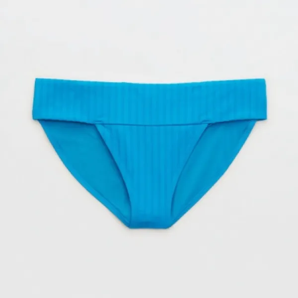 Aerie Wide Rib Longline‎ Plunge Ring Bikini - Image 2