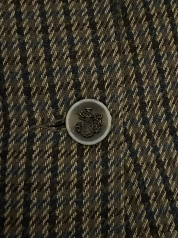 Vintage Fundamental Things Houndstooth Wool Blend Sport Coat/Blazer - Image 3