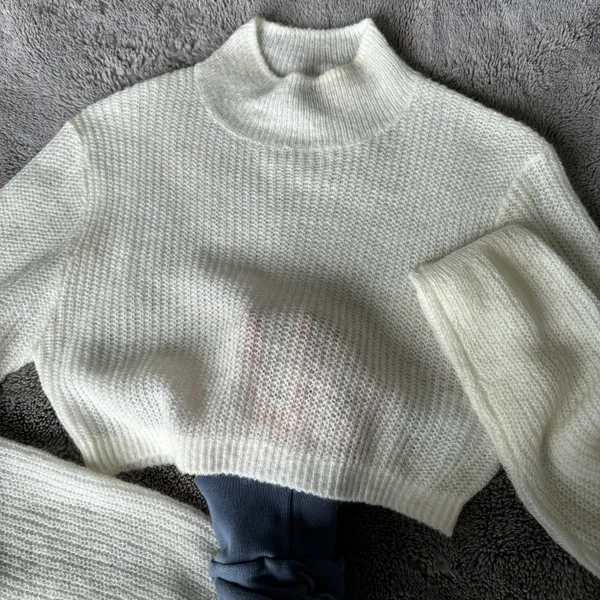 Cropped Sweater - Image 4