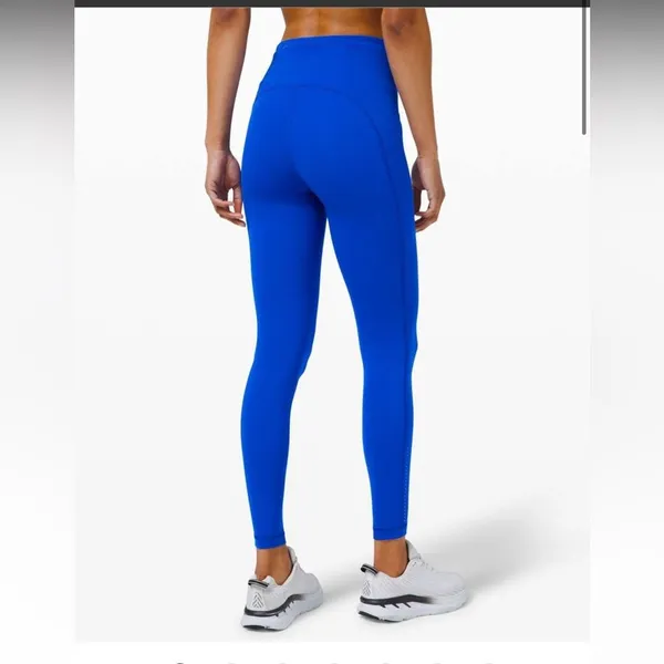 Lululemon Swift Speed Legging High-Rise Tight 28" Cerulean Blue Luxtreme Size 16 - Image 10