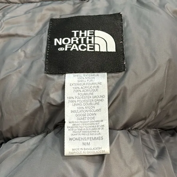 The North Face Puffer Jacket Goose‎ Down Ski Parka Blue size M - Image 6