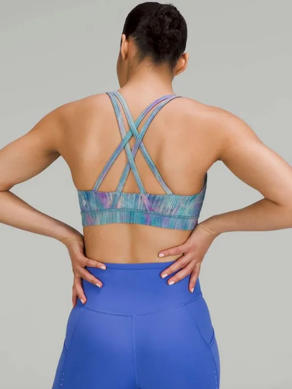 Lululemon Energy Bra Medium Support, B–D Cups, Pixel Diffuse Multi - Image 2