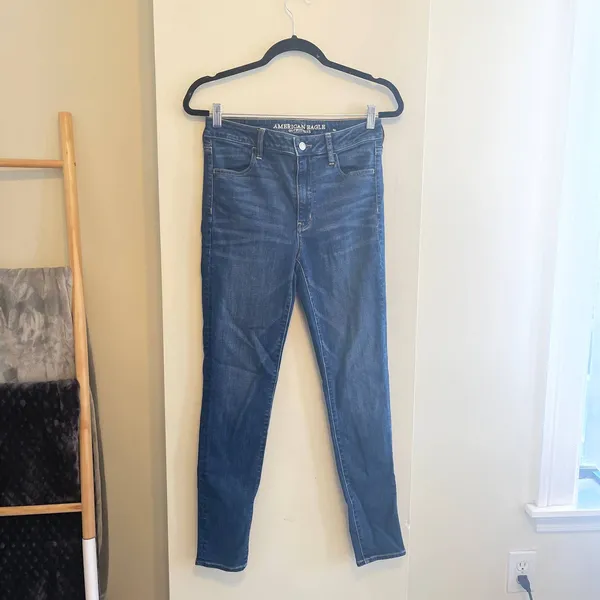 American Eagle Outfitters Super Hi-Rise Jeggings Size 4 Regular - Image 2
