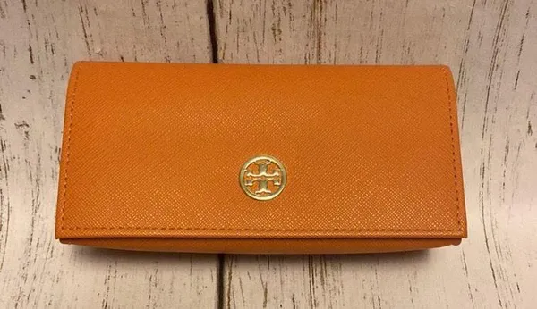 Tory Burch Orange Glasses Sunglasses Case - Image 2
