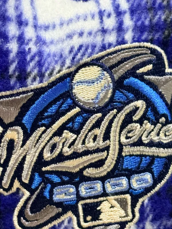 Mitchell & Ness MLB Plaid NY Yankees World Series Pro Snapback Hat - Image 4