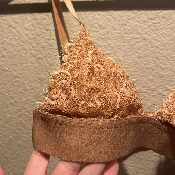 New Pepper Everyday Lace Bra Size XXS Tuscan Color NWT - Image 4
