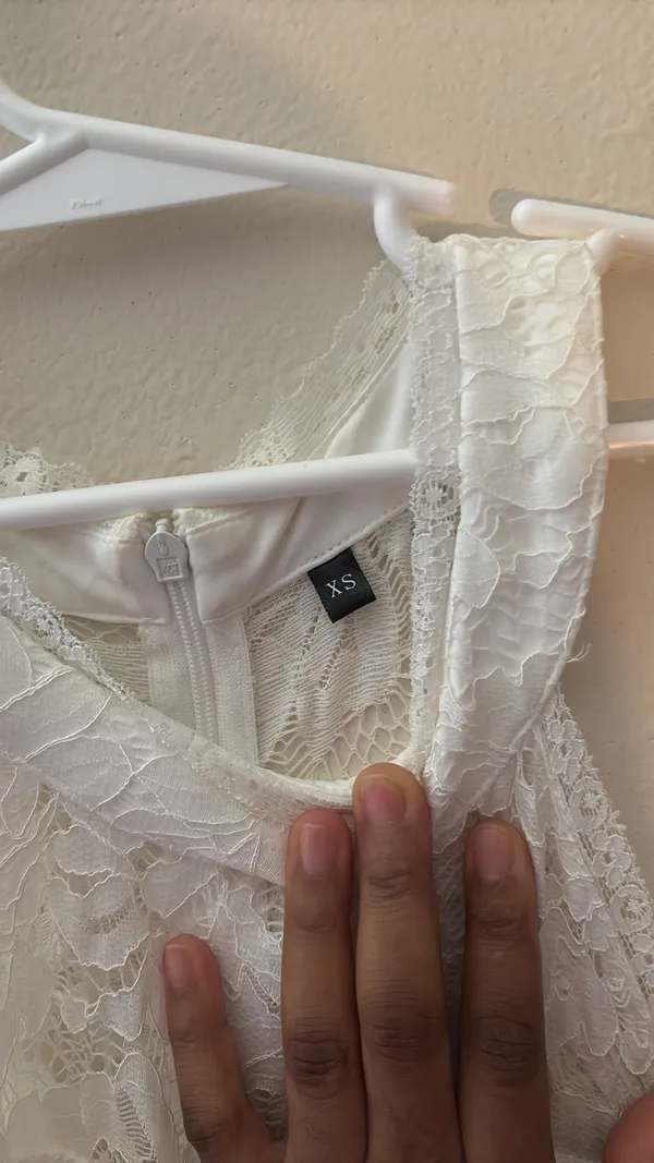 White dress Allegra K - Image 3