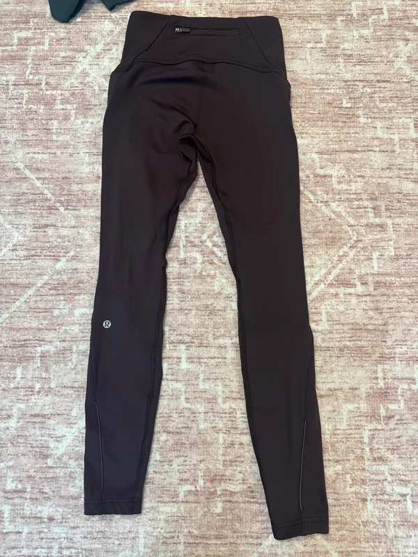 Lululemon Fleece Lined Leggings - Image 2