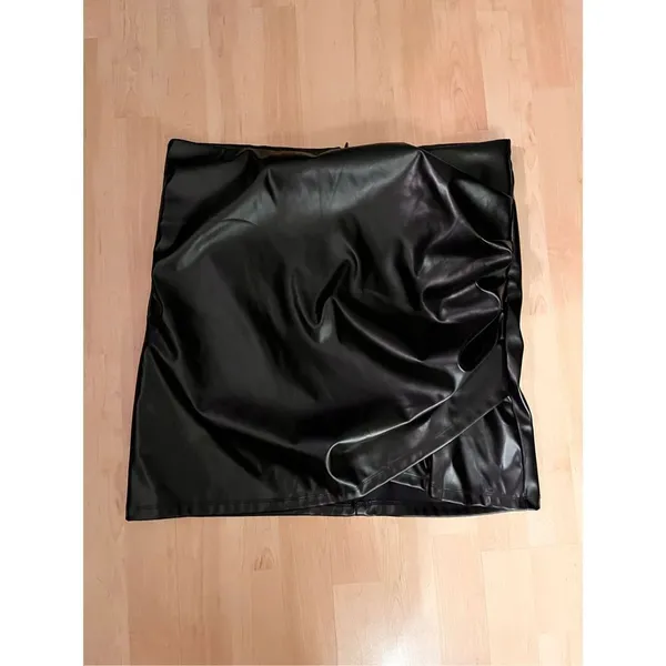 NEW Super Soft Vegan Leather Faux Skirt High Waisted 2X - Image 3