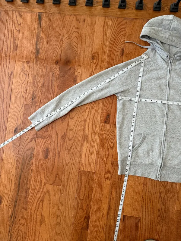 Victoria's Secret Woman’s Tracksuit Set Gray Zip Hoodie Joggers, Sz S - Image 8