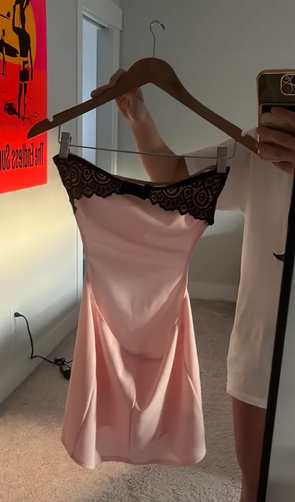 Lucy in the Sky Strapless mini dress - Image 3