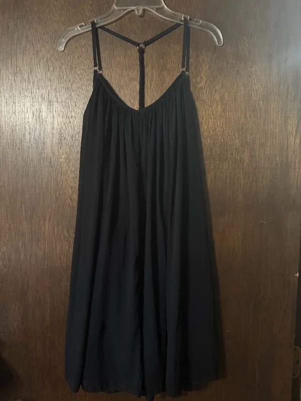 Abercrombie Chiffon Dress Black - Image 2