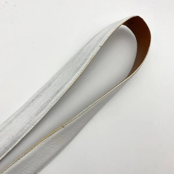 Ralph Lauren Vintage White Leather Belt Monogram Logo - Image 7