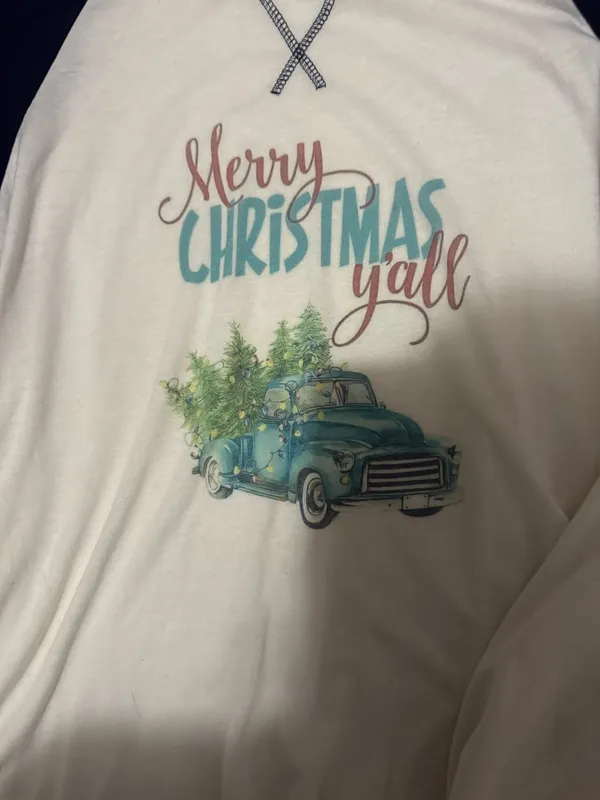 Merry Christmas shirt White Size M - Image 4